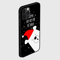 Чехол для iPhone 12 Pro Happy ho ho ho to you, цвет: 3D-черный — фото 2