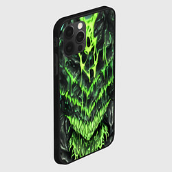 Чехол для iPhone 12 Pro Green slime, цвет: 3D-черный — фото 2