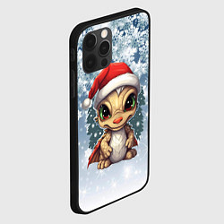 Чехол для iPhone 12 Pro Дракон новогодний 2024, цвет: 3D-черный — фото 2