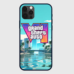 Чехол iPhone 12 Pro GTA6 солечный город