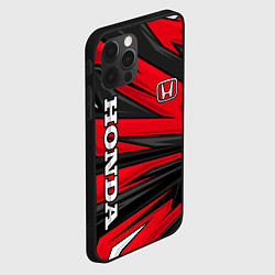 Чехол для iPhone 12 Pro Red sport - honda, цвет: 3D-черный — фото 2