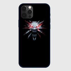 Чехол для iPhone 12 Pro The Witcher logo game, цвет: 3D-черный