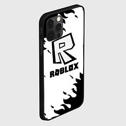 Чехол для iPhone 12 Pro Roblox fire games, цвет: 3D-черный — фото 2