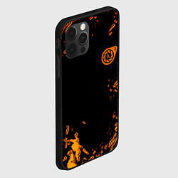 Чехол для iPhone 12 Pro Half life orange splash city 17, цвет: 3D-черный — фото 2