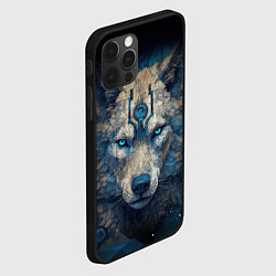 Чехол для iPhone 12 Pro Fantasy wolf, цвет: 3D-черный — фото 2