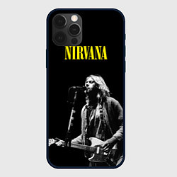 Чехол iPhone 12 Pro Группа Nirvana Курт Кобейн