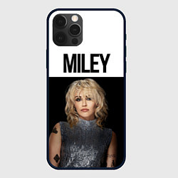 Чехол для iPhone 12 Pro Miley Cyrus, цвет: 3D-черный