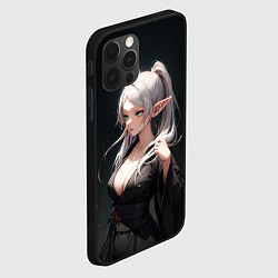 Чехол для iPhone 12 Pro Фрирен в кимоно- Sou sou no frieren, цвет: 3D-черный — фото 2