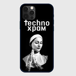 Чехол iPhone 12 Pro Techno храм монашка в татуировках