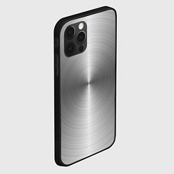 Чехол для iPhone 12 Pro Срез металла - текстура, цвет: 3D-черный — фото 2