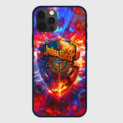 Чехол для iPhone 12 Pro Invincible shield - Jadas Priest, цвет: 3D-черный