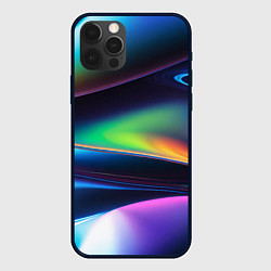 Чехол для iPhone 12 Pro Голографический материал, цвет: 3D-черный