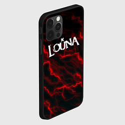 Чехол для iPhone 12 Pro Louna storm рок группа, цвет: 3D-черный — фото 2