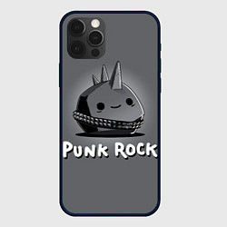 Чехол для iPhone 12 Pro Камень панк, цвет: 3D-черный