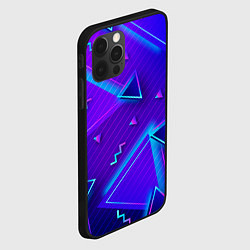 Чехол для iPhone 12 Pro Neon Pattern colored, цвет: 3D-черный — фото 2