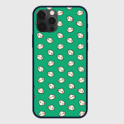 Чехол для iPhone 12 Pro Милые пельмешки, цвет: 3D-черный
