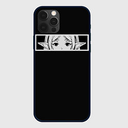 Чехол для iPhone 12 Pro Взгляд Фрирен, цвет: 3D-черный