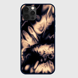 Чехол для iPhone 12 Pro Абстракция шёлк, цвет: 3D-черный