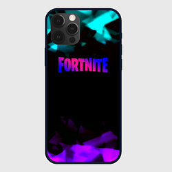 Чехол iPhone 12 Pro Fortnite neon geometry