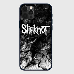 Чехол для iPhone 12 Pro Slipknot black graphite, цвет: 3D-черный