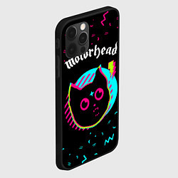 Чехол для iPhone 12 Pro Motorhead - rock star cat, цвет: 3D-черный — фото 2