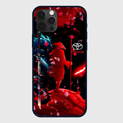 Чехол для iPhone 12 Pro Toyota затмение, цвет: 3D-черный