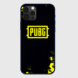 Чехол для iPhone 12 Pro Pubg краски абстракция, цвет: 3D-черный