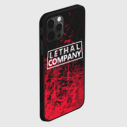 Чехол для iPhone 12 Pro Lethal Company: Red Trail, цвет: 3D-черный — фото 2
