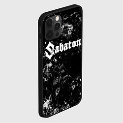 Чехол для iPhone 12 Pro Sabaton black ice, цвет: 3D-черный — фото 2