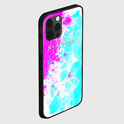 Чехол для iPhone 12 Pro New world неоновые краски, цвет: 3D-черный — фото 2