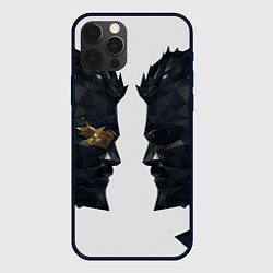 Чехол iPhone 12 Pro Адам Дженсен в отражении deus ex