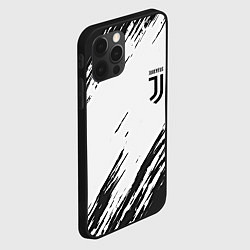 Чехол для iPhone 12 Pro Ювентус текстура спорт клуб, цвет: 3D-черный — фото 2