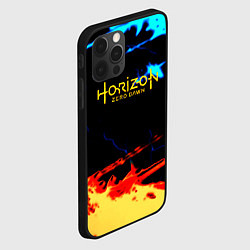 Чехол для iPhone 12 Pro Horizon zero dawn огонь и лёд, цвет: 3D-черный — фото 2