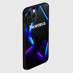 Чехол для iPhone 12 Pro Palworld неоновые плиты абстракция, цвет: 3D-черный — фото 2