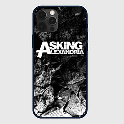 Чехол для iPhone 12 Pro Asking Alexandria black graphite, цвет: 3D-черный