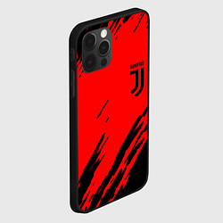 Чехол для iPhone 12 Pro Juventus краски спорт фк, цвет: 3D-черный — фото 2