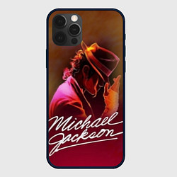 Чехол iPhone 12 Pro Michael Jackson нарисованный кистью