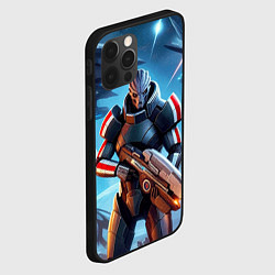 Чехол для iPhone 12 Pro Mass Effect - ai art, цвет: 3D-черный — фото 2