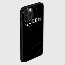 Чехол для iPhone 12 Pro Queen квин король, цвет: 3D-черный — фото 2