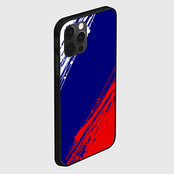 Чехол для iPhone 12 Pro Триколор Россия, цвет: 3D-черный — фото 2