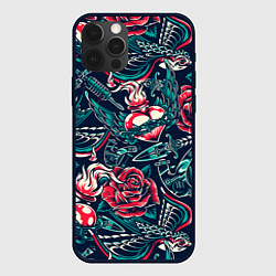 Чехол для iPhone 12 Pro Tattoo machine, цвет: 3D-черный