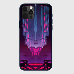 Чехол для iPhone 12 Pro Кибер город, цвет: 3D-черный