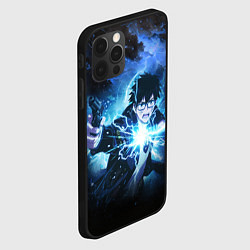 Чехол для iPhone 12 Pro Юкио - Синий экзорцист, цвет: 3D-черный — фото 2