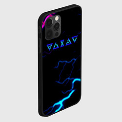 Чехол для iPhone 12 Pro Ведьмак игры молния, цвет: 3D-черный — фото 2