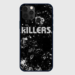 Чехол для iPhone 12 Pro The Killers black ice, цвет: 3D-черный