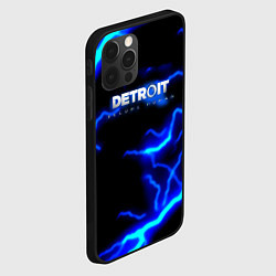 Чехол для iPhone 12 Pro Detroit become human storm, цвет: 3D-черный — фото 2
