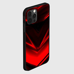 Чехол для iPhone 12 Pro Geometry stripes line, цвет: 3D-черный — фото 2