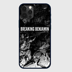 Чехол для iPhone 12 Pro Breaking Benjamin black graphite, цвет: 3D-черный
