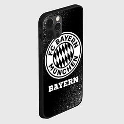 Чехол для iPhone 12 Pro Bayern sport на темном фоне, цвет: 3D-черный — фото 2