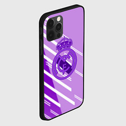 Чехол для iPhone 12 Pro Real Madrid текстура фк, цвет: 3D-черный — фото 2